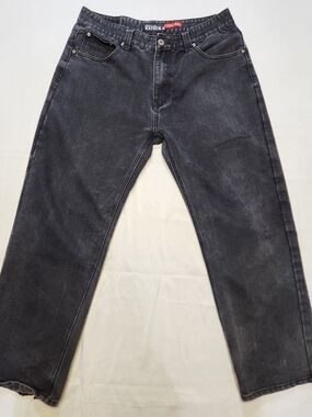 Kayden K Los Angeles Jeans Mens Size 36x32 Loose Fit Denim Streetwear Distressed